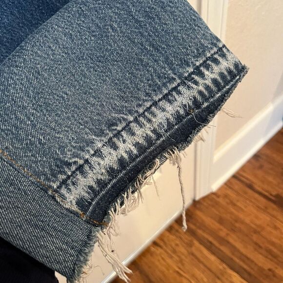 New Re/Done Levi’s Blue Overalls Jean Jumpsuit - Picture 6 of 7